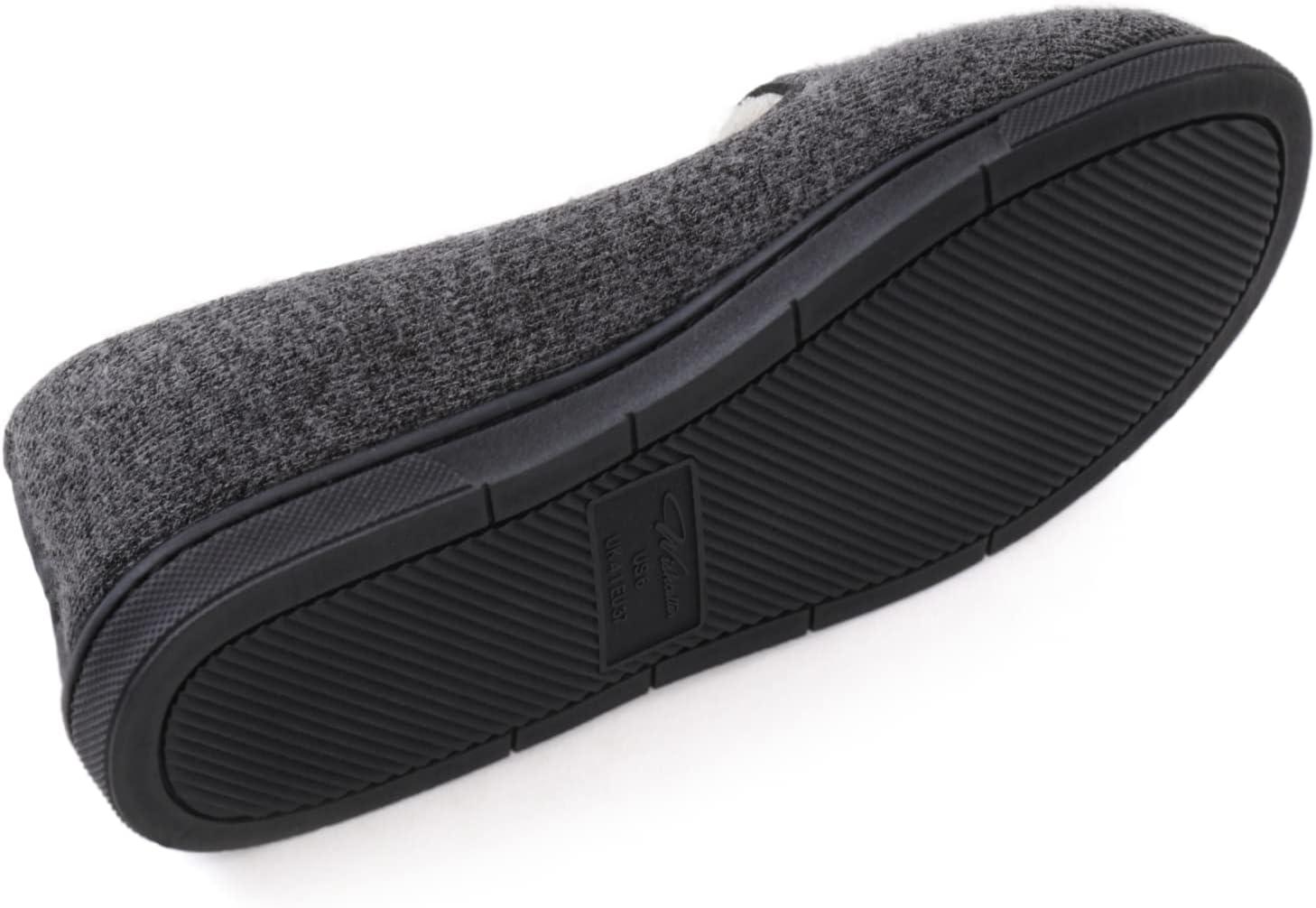 imageWishcotton Womens Lightweight Memory Foam Closed Back Slippers Comfy Non Slip House Shoes for Indoor ampamp OutdoorDark Grey