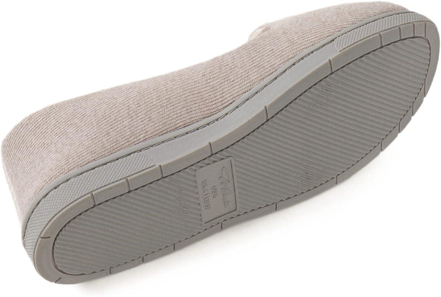 imageWishcotton Womens Lightweight Memory Foam Closed Back Slippers Comfy Non Slip House Shoes for Indoor ampamp OutdoorLight Grey