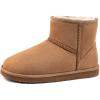 imageZizor Womens Cozy Short Bootie Slippers Winter Warm Hard Bottom House Shoes with Fuzzy LiningBrown